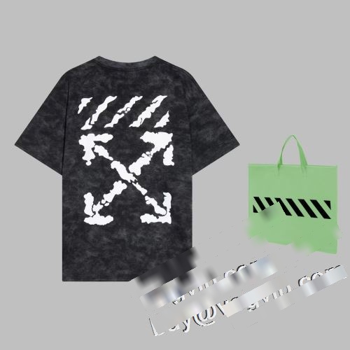 2023年春夏新作 OFF-WHITE ブランド 偽物 通販 人気セール100%新品 オフホワイトコピー半袖Tシャツ買い得