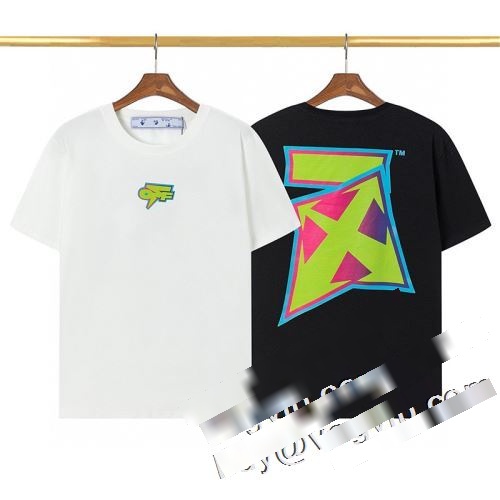 激安大特価爆買いOFF-WHITE コピー 2023年春夏新作 オフホワイトスーパーコピー 半袖Tシャツ2色可選 優れた品質