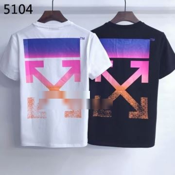 魅惑 2022 肌触りの気持ちい〜 オフホワイトコピー  半袖Tシャツ 2色可選 OFF-WHITEコピー    