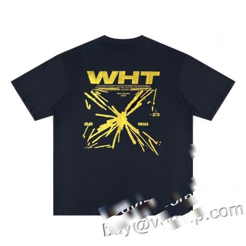 超人気な専門店激安大特価2023 OFF-WHITE オフホワイトブランドスーパーコピー半袖Tシャツ 2色可選 