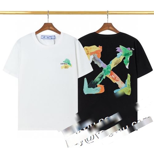 お得最新作オフホワイトスーパーコピー 激安 2023春夏季新作 OFF-WHITE ブランドコピー半袖Tシャツ2色可選 