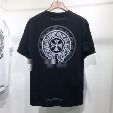 2色可選 2022 気軽にカジュアルに使える クロムハーツコピー CHROME HEARTSコピー 高品質 人気 半袖Tシャツ 