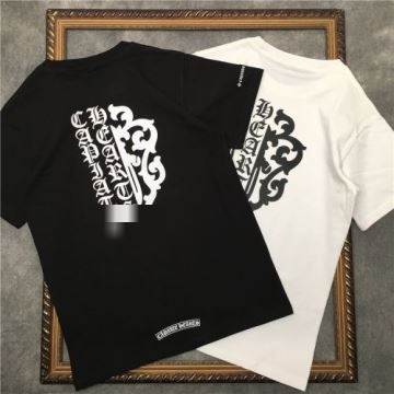 デザイン性の高い 2022 半袖Tシャツ CHROME HEARTSコピー クールビズ 2色可選 クロムハーツコピー  