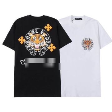 流行に関係なく長年愛用できる 半袖Tシャツ CHROME HEARTSコピー 2色可選 2022 高品質 人気 クロムハーツコピー    