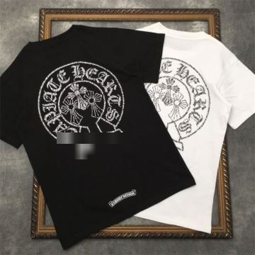 おすすめ/オススメ 2色可選 CHROME HEARTSコピー 2022 クロムハーツコピー ドライ 半袖Tシャツ    