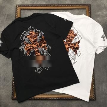 着回し度抜群 人気新品★超特価★ 2色可選 2022 CHROME HEARTSコピー 半袖Tシャツ クロムハーツコピー 