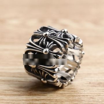 人気商品登場 2022 クロス リング リング クロムハーツコピー CHROME HEARTSコピー ワイド  