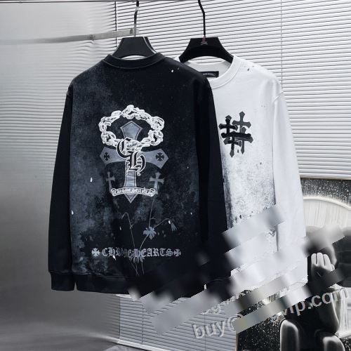 限量販売 2023秋冬 ブランド服 コピー クロムハーツ CHROME HEARTS プルオーバーパーカー においが無い  2色可選