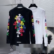 2023秋冬 希少価値大！ クロムハーツブランド コピー CHROME HEARTS 長袖Tシャツ しわになりにくい 2色可選