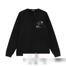 クロムハーツ CHROME HEARTS ブランド コピー 販売 贈り物にも◎   カジュアル 快適 ゆったり 通学 通勤 無地 アウトドア シンプル 2023秋冬季超人気 プルオーバーパーカー 3色可選