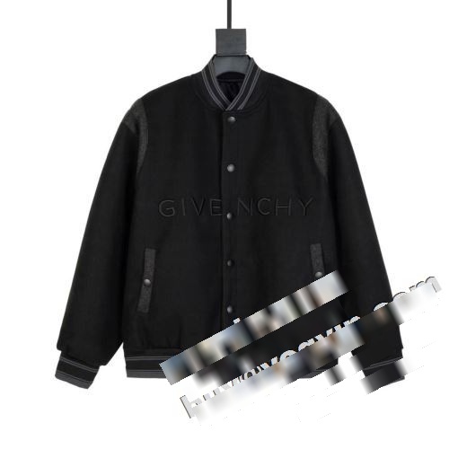  立体的な衿元 2022 艶やかなコート GIVENCHYコピー ブルゾン ジバンシィコピー           