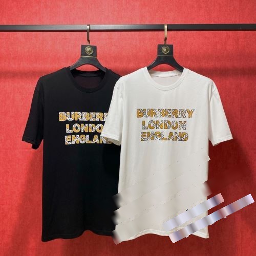 2022 バーバリー BURBERRY 魅惑 半袖Tシャツ 2色可選 バーバリーブランドスーパーコピー 通勤通学や学校の制服部活動などにもさわやかでオススメです