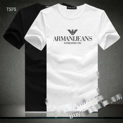 ずっと人気? アルマーニ ARMANIスーパーコピー 柔らかい手触り 2023 半袖Tシャツ 2色可選