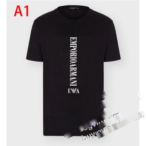 お洒落な存在感 2023 半袖Tシャツ 12色可選 肌に馴染みやすい アルマーニコピー ARMANI