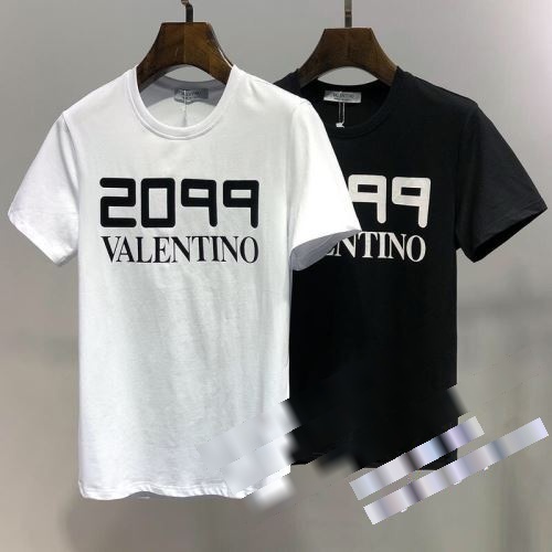 2022 半袖Tシャツ ヴァレンティノ VALENTINOコピー カラーラインナップ 首胸ロゴ 2色可選