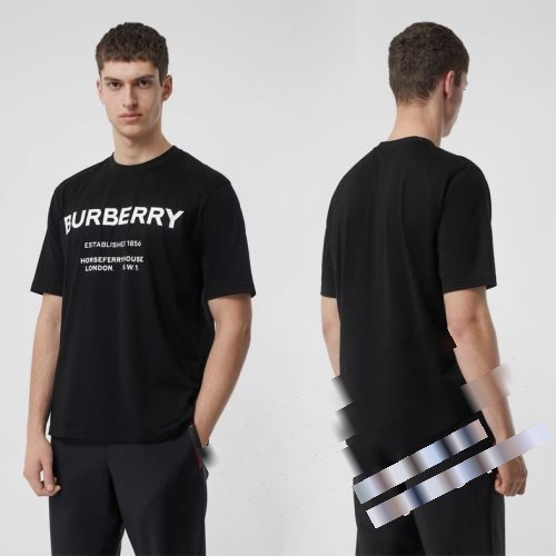 2022 プレゼントに バーバリー BURBERRY 半袖Tシャツ バーバリースーパーコピー 激安 2色可選 縦には伸びにくい
