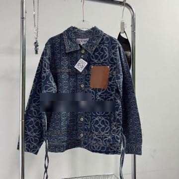 スタイリッシュな印象 2022 デニムジャケット ロエベコピー デニムジャケット LOEWEコピー 