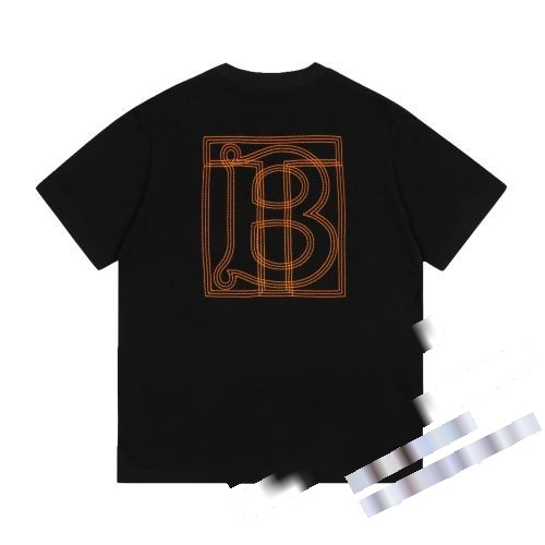 スタイルアップ効果 2022 バーバリー BURBERRY クルーネック 涼しい 夏 トップス メンズファッション 半袖Tシャツ 3色可選 バーバリーブランド 偽物 通販