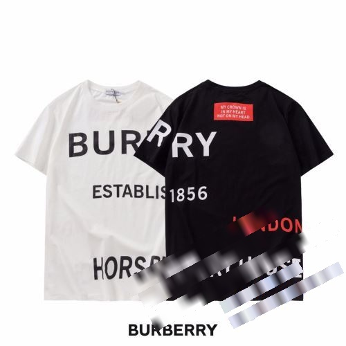 2022 ファション性の高い バーバリー BURBERRY 半袖Tシャツが新入荷 半袖Tシャツ バーバリーブランドコピー 2色可選