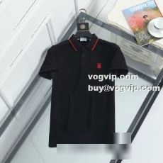 大人っぼい 2022 バーバリーコピー BURBERRY 半袖ポロシャツ 3色可選 Tシャツ メンズ 半袖 ティーシャツ カジュアル おしゃれ ファッション 夏