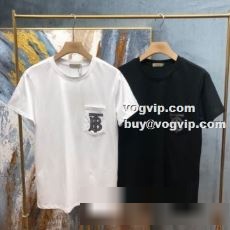 売れ筋のいい 2022 バーバリースーパーコピー 激安 BURBERRY 半袖Tシャツ 2色可選 ドライメッシュの吸汗速乾生地で汗のべたつきが少なく、サラッとした着心地です