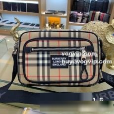 2022 バーバリー BURBERRYスーパーコピー 大人気アイテム！入手困難 ショルダーバッグ 素材はほどよいハリとやわらかさがあり 25x6.5x17 本革のようなしっとりとした手触りです