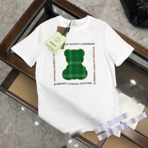 BURBERRYコピーブランド 素敵 2022 バーバリー BURBERRY 半袖Tシャツ 3色可選 ブランドロゴのテープを重ねたデザインが目を惹く、シンプルながらも存在感のある半袖Tシャツです