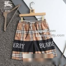 コピーブランド 2022大絶賛！ バーバリー BURBERRY ショートパンツ ビーチパンツ メリハリある表情が抜群に迫力のある１本