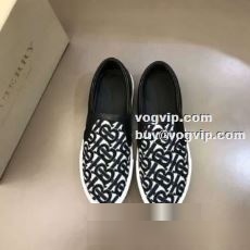 高級感ある 2022秋冬 カジュアルシューズ バーバリー BURBERRY スリップオン コピーブランド 4色可選 安全靴 夏 スニーカー メンズ 通気 軽い