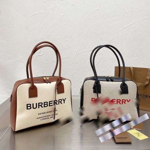 肌触りの気持ちい?  2022 手提げバッグ 韓国 ハンドバッグ バーバリー BURBERRY 2色可選 レディースバッグ BURBERRYブランドスーパーコピー