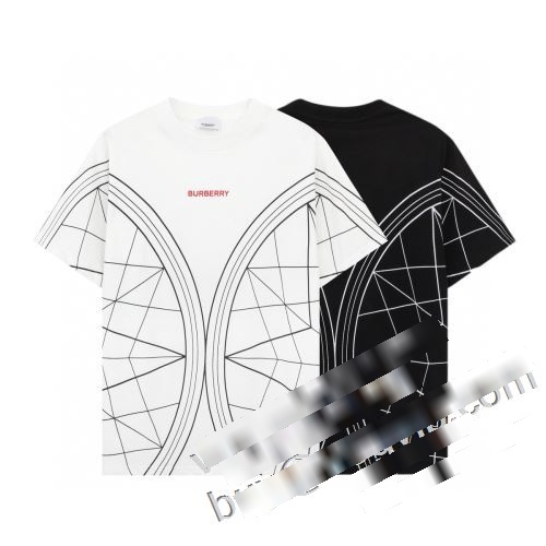 新商品BURBERRYブランドコピー 超激得2023 バーバリーブランドコピー 半袖Tシャツ2色可選