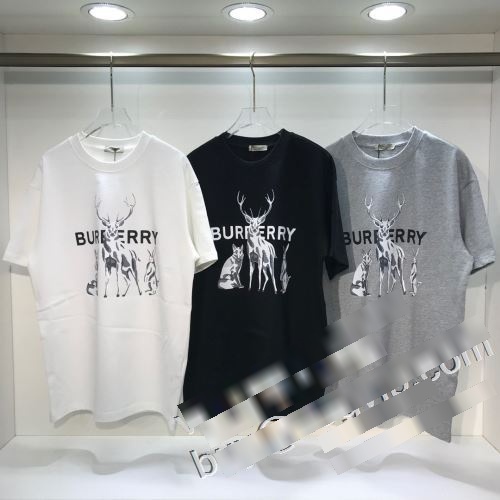 BURBERRYブランドコピー新作入荷2023 毎日大活躍 バーバリースーパーコピー半袖Tシャツ3色可選 