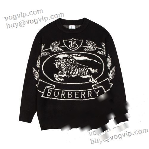 爆買い2023 ニットセーター 2色可選 メンズ ハイネック タートルネック 長袖 バーバリー偽物ブランド BURBERRY 強い魅力を感じる一枚