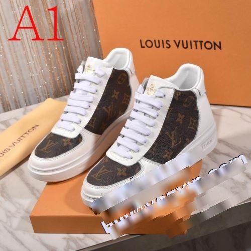 ルイ ヴィトン LOUIS VUITTON ハイトップシューズ 2022秋冬 今からの季節にピッタリ！LOUIS VUITTONコピー スニーカー 4色可選