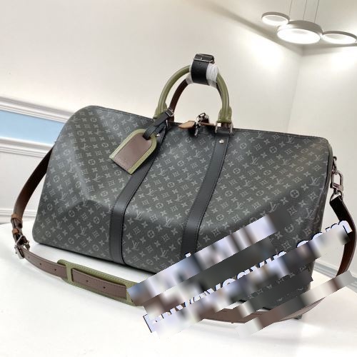 欧米韓流/雑誌 2022 ルイ ヴィトン ブランド コピー LOUIS VUITTON M58669 KEEPALL 旅行用バッグ / キャリーバッグ