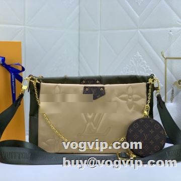 耐久性に優れ 2022 ルイ ヴィトンブランドコピー LOUIS VUITTON M58980/M58977 Maxi Multi Pochette Accessoiresバッグ レディースバッグ ショルダーバッグ 2色可選