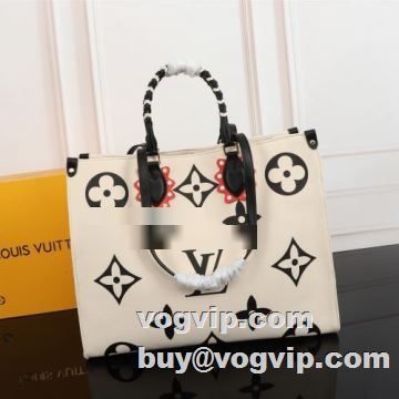 2022 もっとも高い人気を誇る ルイ ヴィトン LOUIS VUITTON LV CRAFTY ONTHEGO BAG M45373 ハンドバッグ LOUIS VUITTONコピー ブランド レディースバッグ 2色可選