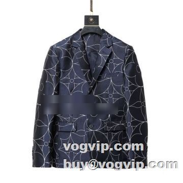 ダブルスーツ ルイ ヴィトン LOUIS VUITTON 2022秋冬最新 コピー ブランドジャケット メンズ偽物売れ筋