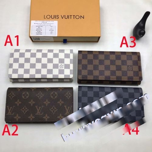 高級感溢れるデザイン 2022 4色可選 長財布 ルイ ヴィトン LOUIS VUITTON メンズ財布 三つ折り財布 LOUIS VUITTONブランドコピー