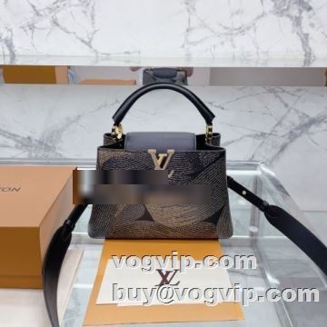 超目玉 ルイ ヴィトンブランド コピー 斜め掛けバッグ 2色可選 2022 ルイ ヴィトン LOUIS VUITTON mini Capucines bb ショルダーバッグ