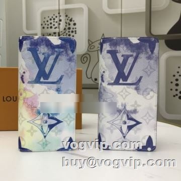 2022毎日新作 人目を惹くデザイン メンズ財布 長財布 2色可選 ルイ ヴィトン LOUIS VUITTONブランドコピー