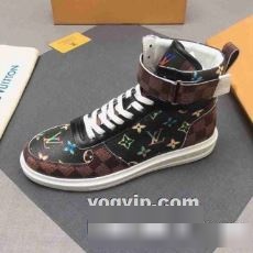 利便性に優れ 2022新作 ハイトップシューズ スニーカー 3色可選 LVコピー ルイ ヴィトン LOUIS VUITTON シューズ メンズ 靴 紳士靴 男性用