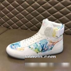 先行販売 スーパーコピー スニーカー 2色可選 2022新作 ルイ ヴィトン LOUIS VUITTON ハイトップシューズ ルイ ヴィトン 通販で人気の激安シューズ