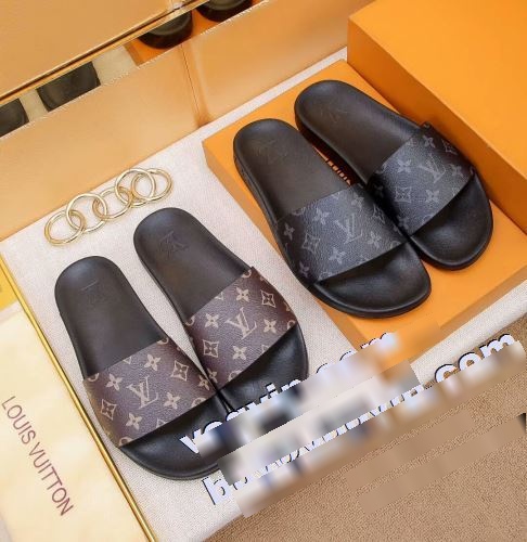 上品に着こなせ 2023 ルイ ヴィトン LOUIS VUITTON サンダル 2色可選 コンフォートサンダル