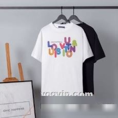 売れ筋のいい 2023 LOUIS VUITTONスーパーコピー 半袖Tシャツ 2色可選 肌に密着