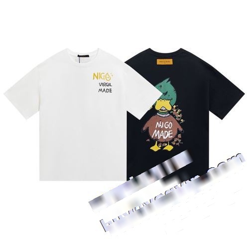 2023 存在感のある ルイ ヴィトン LOUIS VUITTON 半袖Tシャツ 頑丈な素材 スーパーコピー 2色可選