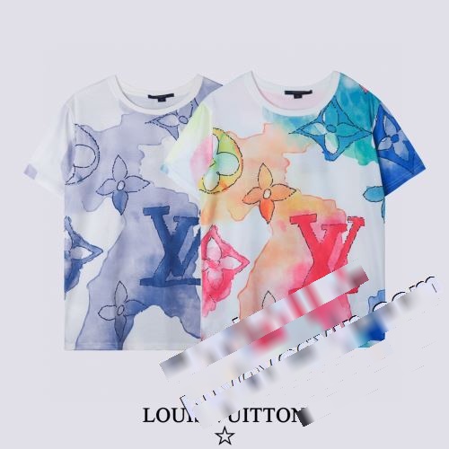 スーパーコピー 快適な着心地 2023 ルイ ヴィトン LOUIS VUITTON 半袖Tシャツ 2色可選 激安大特価得価