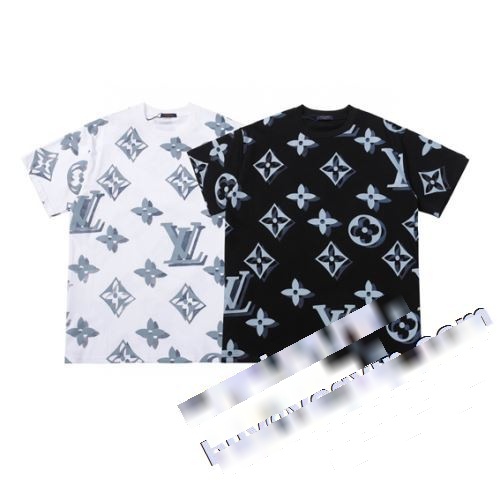 2023 オリジナル ルイ ヴィトン LOUIS VUITTON 春夏季新作 半袖Tシャツ スーパーコピー 2色可選