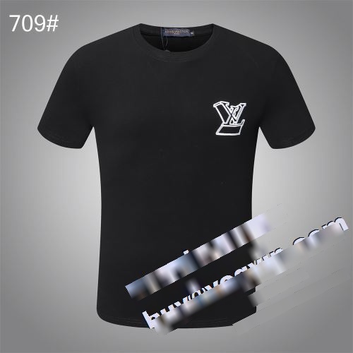 2023 超激得品質保証 ルイ ヴィトン LOUIS VUITTON 吸汗速乾 半袖Tシャツ LOUIS VUITTONコピー 2色可選