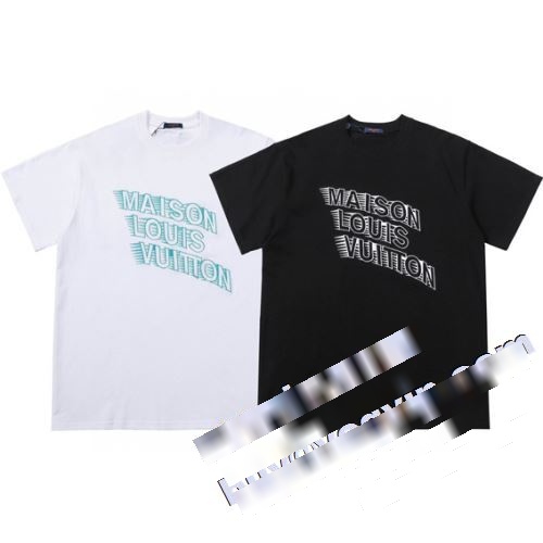 2023 超目玉 ルイ ヴィトン LOUIS VUITTON 半袖Tシャツ コピー ブランド 2色可選